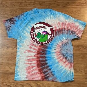 Phillies Tie-Dye T-Shirt 1980 world champions size xl